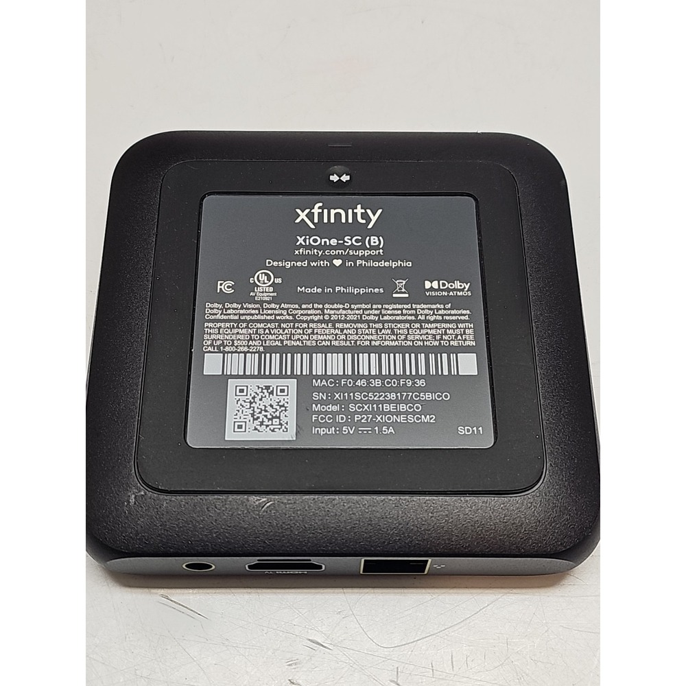 Xfinity SCXI11BEIBCO XiOne-SC(B) Stream Box New Open Box Power Supply W/ Remote‎ - Picture 2 of 4